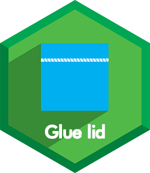 Glue lid Glue lid